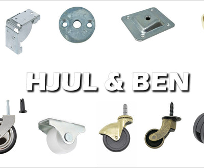 Ben, Hjul & Möbelfötter