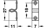 Snap Lock Brass-plated