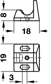 Roller Catch/Cabinet Lock Zinc