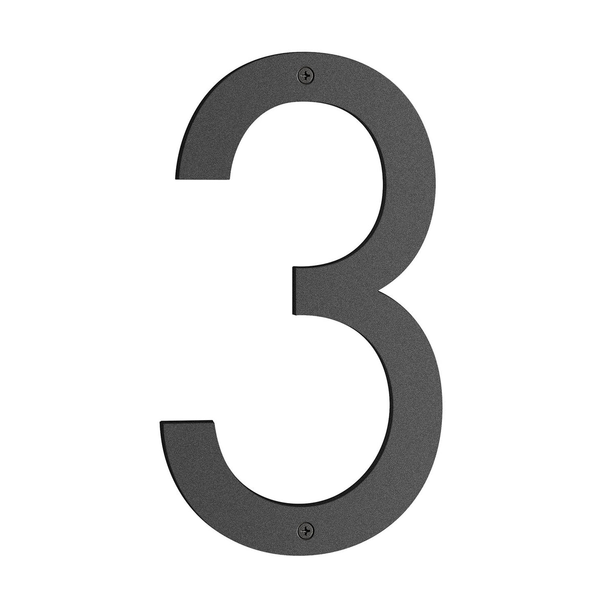 House Number Nordic 230mm Black