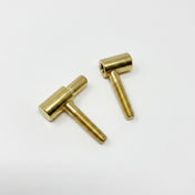 Pinngångjärn 7,5 mm Förmässingad 2 pack