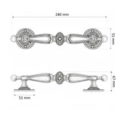 Pull Handle Chrome 240mm
