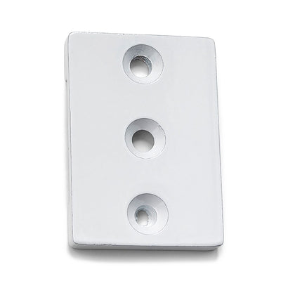 MOUNTING PLATE FOR SNAP-IN HINGE WHITE 2-PACK