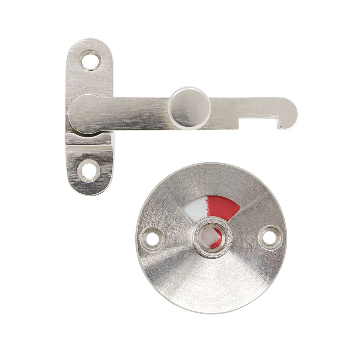 WC Bolt for Sliding Door Satin Nickel
