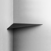Reframe Corner Bathroom Shelf Black