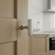 Knob Salo 37mm Striped Chrome