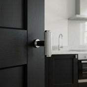 Knob Salo 37mm Striped Chrome