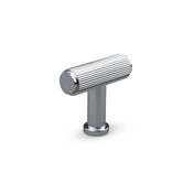 Knob Salo 37mm Striped Chrome