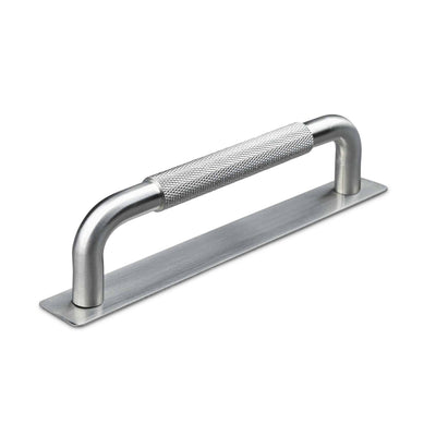 Handle Perugia Grid Pattern 128 C/C Satin Nickel