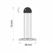 Dörrstopp nickel 73 mm