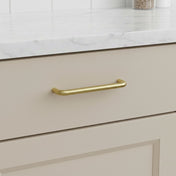 Handle Barga 96-320 C/C Satin brass