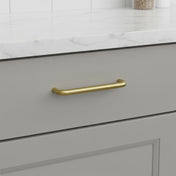 Handle Barga 96-320 C/C Satin brass