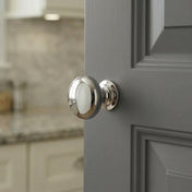 Knopp 34 mm Krom