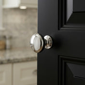 Knopp 34 mm Krom