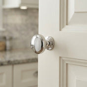 Knopp 34 mm Krom