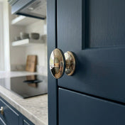 Knopp OVAL 33 x 24 Nickel