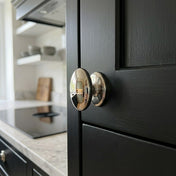 Knopp OVAL 33 x 24 Nickel