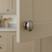 Knob 33 x 24 mm Oval Pewter oxide