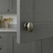 Knob 33 x 24 mm Oval Pewter oxide