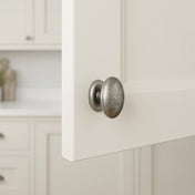Knob 33 x 24 mm Oval Pewter oxide
