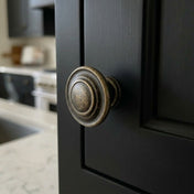 Knopp 33 mm Antikbehandlad