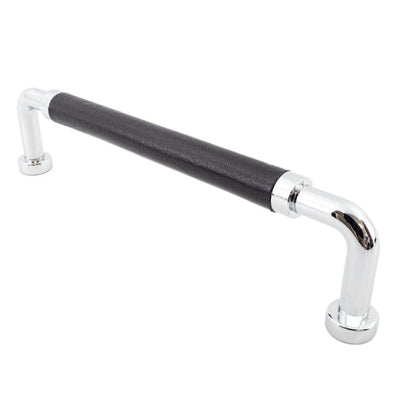 Handle Posta Black Leather/Chrome 128 C/C