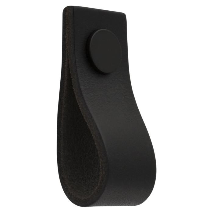 Knob Ari Black Leather/Black