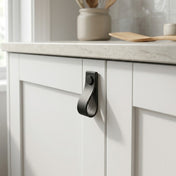 Knob Ari Black Leather/Black