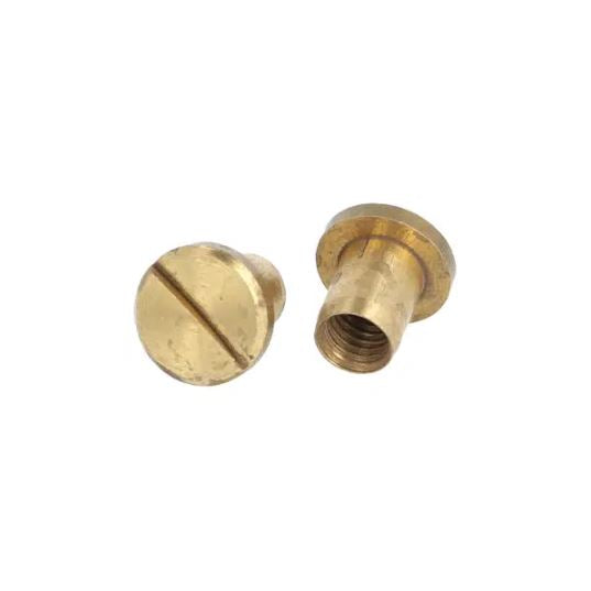 Slotted Cap Nut M8 Brass