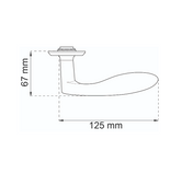 Door Handle Bonn Chrome