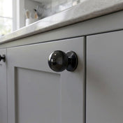 Knob Elsa Black 25mm
