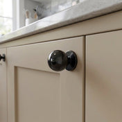 Knob Elsa Black 25mm