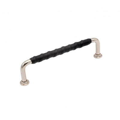 Handle 96 C/C Nickel/Black Leather