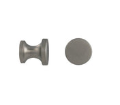 Knopp 25 mm Matt nikkel