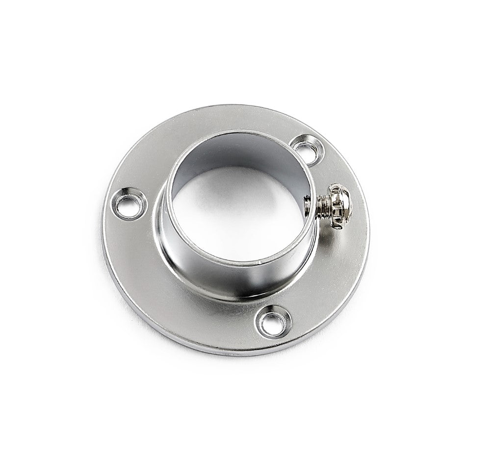 Tube Bracket Side Bracket 25mm Satin Chrome