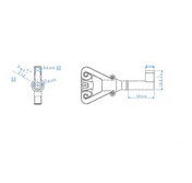 Key Polished Antique finish
