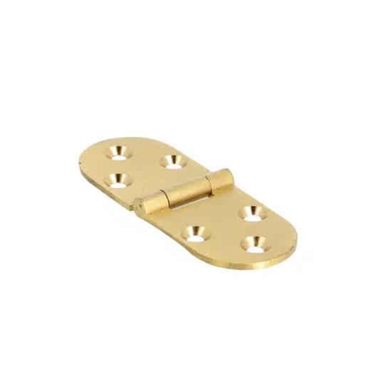 Butt hinge 80x30mm Satin brass