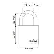 Padlock 703-40 Black