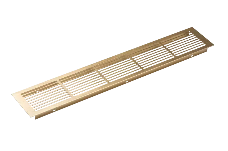 Ventilation Grille Satin brass 500x86mm