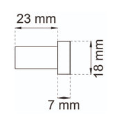 Single Hook Malte Stainless steel