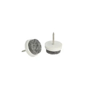 Gulvbeskyttelse 18-28mm Plast/Grå Filt 4-pak