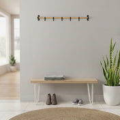 Henger Elegant Svart/Eik 1m
