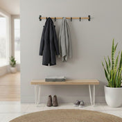 Henger Elegant Svart/Eik 1m