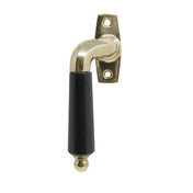 Window Handle Brass/Black