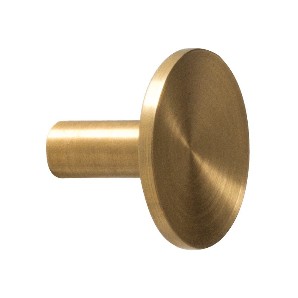 Single Hook Sture Satin brass
