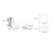 Child-Safety Drawer Locks with Magnet 4x Lock Set 1x Magnet