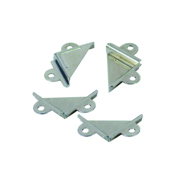 Hörnbeslag För Spegel/Glas - 2-6mm Glas - 4-Pack