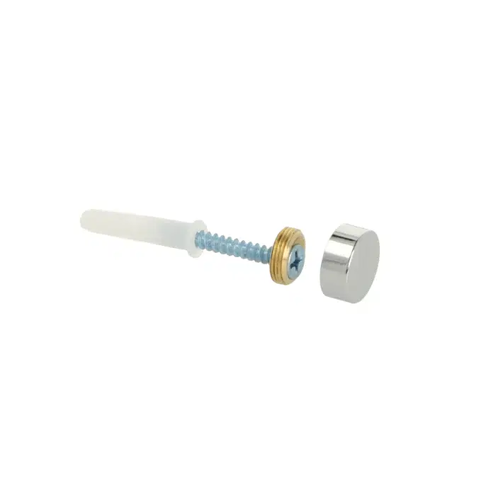 Mirror Bracket/Cover Cap - Chrome - 4-Pack