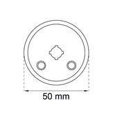 Key Escutcheon BODA 414 Nickel