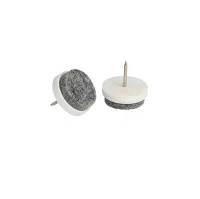 Gulvbeskyttelse 18-28mm Plast/Grå Filt 4-pak